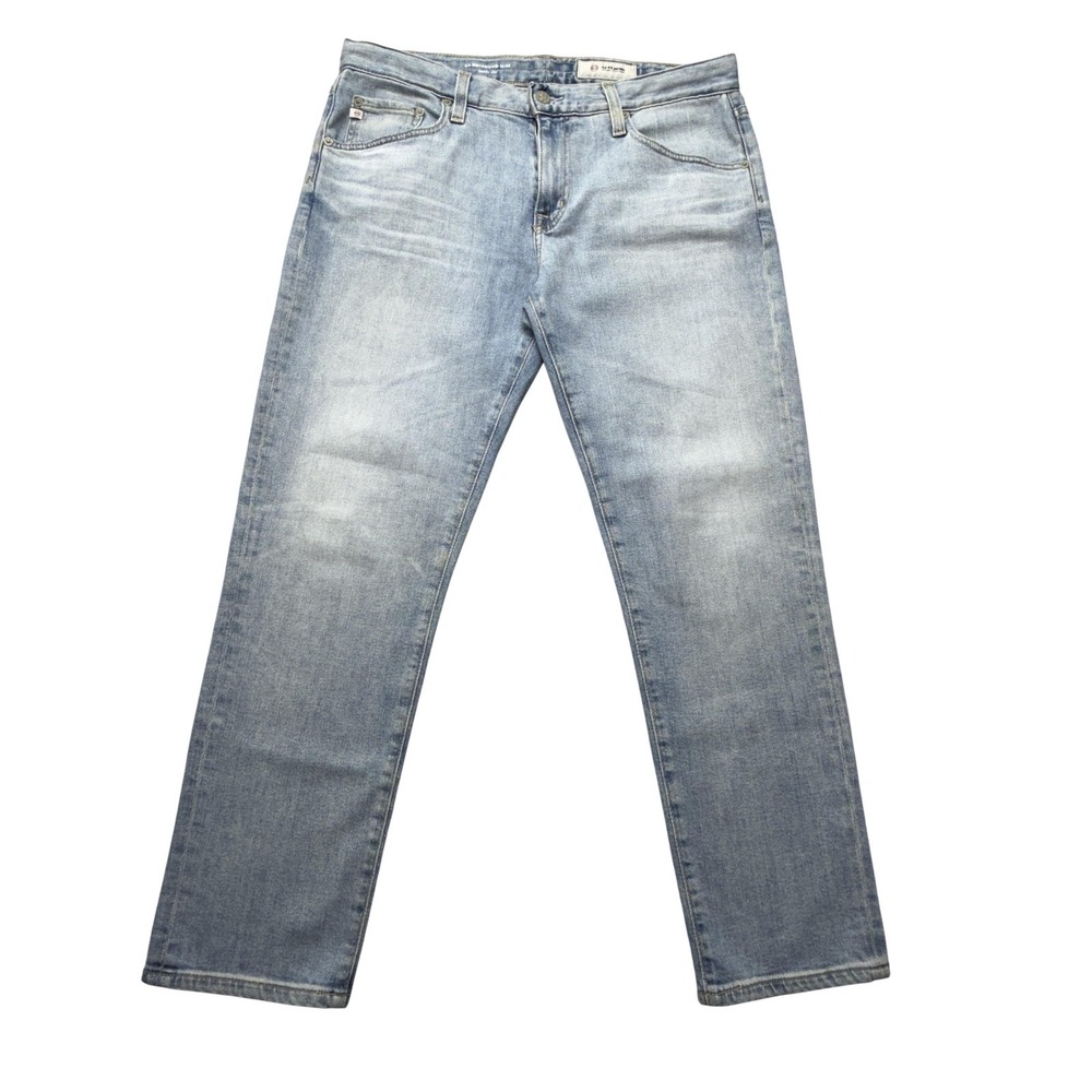 AG Adriano Goldschmied Ex-Boyfriend Slim Jeans Womens 30R Blue Light Wash Denim